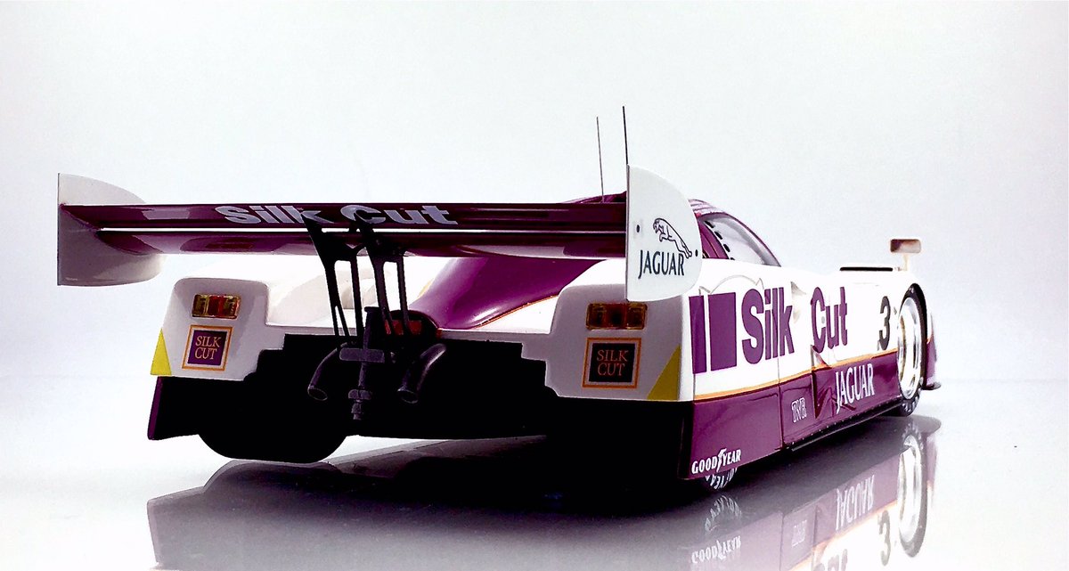 boer_will's tweet photo. Pic flood of AB models 1990 Jaguar XJR12 Le Mans winner 1:18.  021/125. Resin. My images. #carguy #abmodels #lemans https://t.co/ewSovmxIad