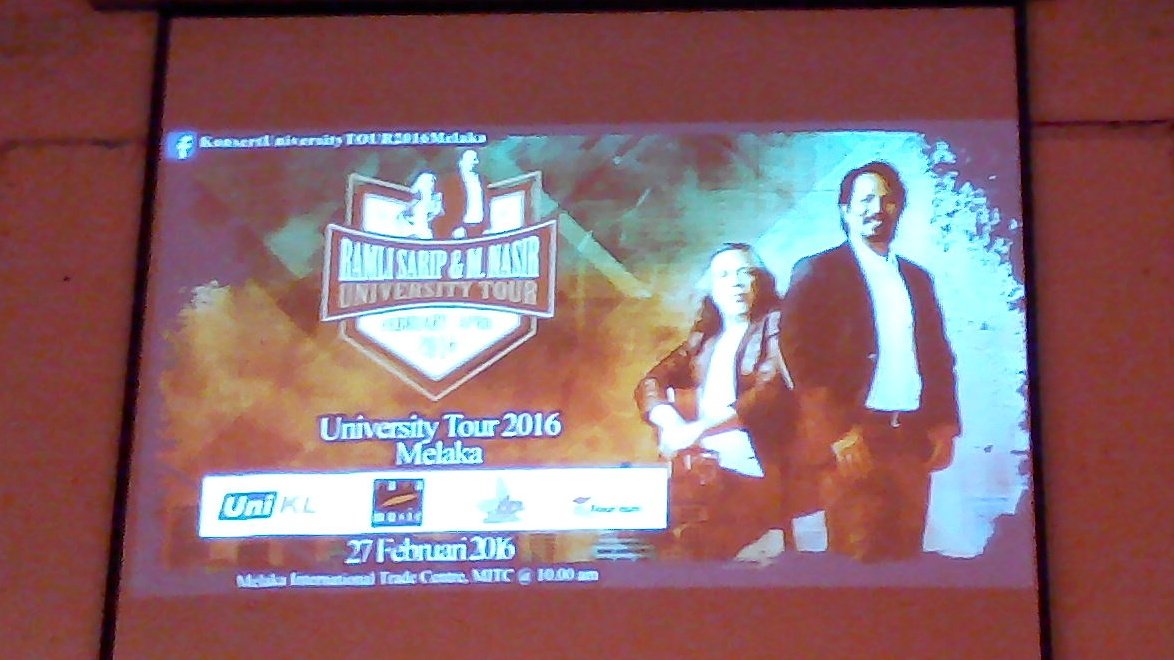 ashfalelamalik's tweet photo. come and join us at MITC Melaka !! #ramlinasirunitour2016 https://t.co/hyV6XFTGkZ
