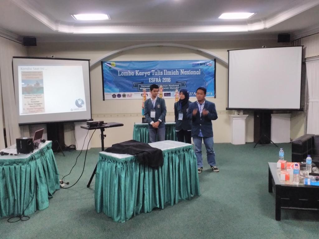 pekansatu2017's tweet photo. 6. dari UNDIP atas nama Heri cahyono, Luqmanul hakim &amp; Irma saputri judul "Pengolahan keragenan dari rumput laut" https://t.co/psf34X9VNW