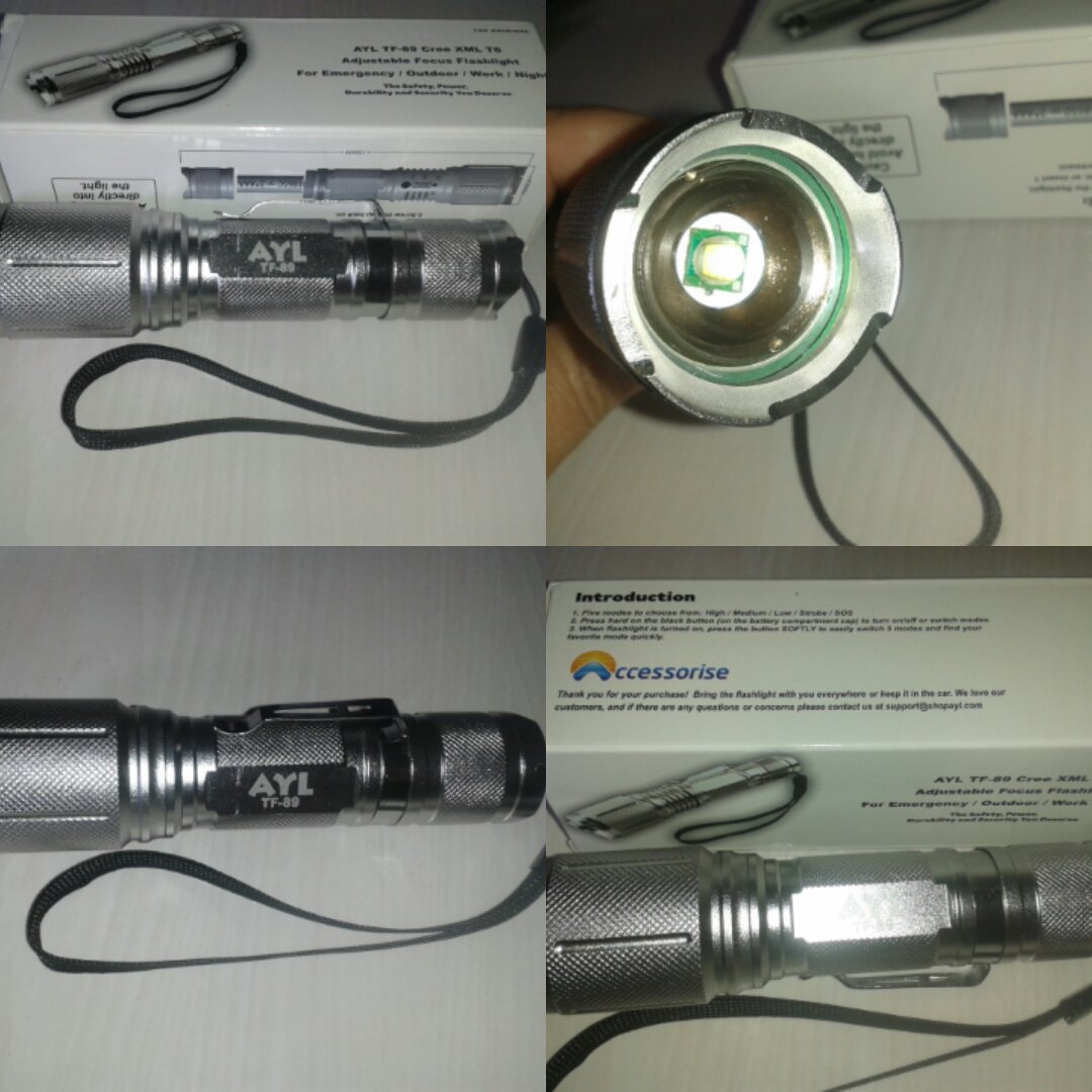 anniesloves45's tweet image. amazon.com/dp/B018S4QJNG AYL 900 Lumens CREE LED Tactica Flashlight #AYLFlashlight #tryitfree #5modes #bright #durabl