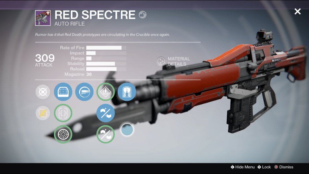 ShotYourEyeOut's tweet photo. Finally got one of these bad boys #redspectre
#destinythegame
@Bungie @DestinyNews_net @DestinyTheGame https://t.co/D9UnAW8ZTG