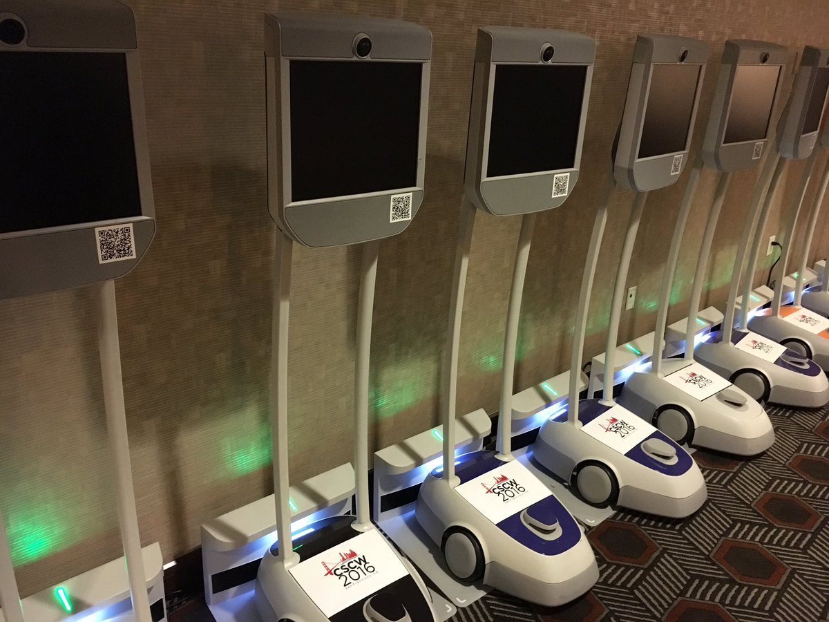 dr_carmster's tweet image. Ready for telepresence at #cscw2016 @eventpresence