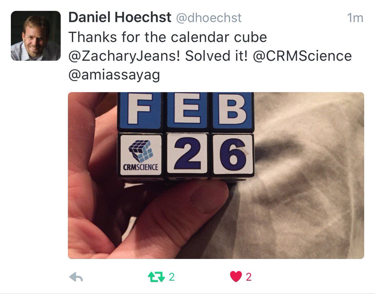 CRMScience's tweet photo. Well done, @dhoechst! #Snowforce16 #Salesforce https://t.co/N2xQCpS27L