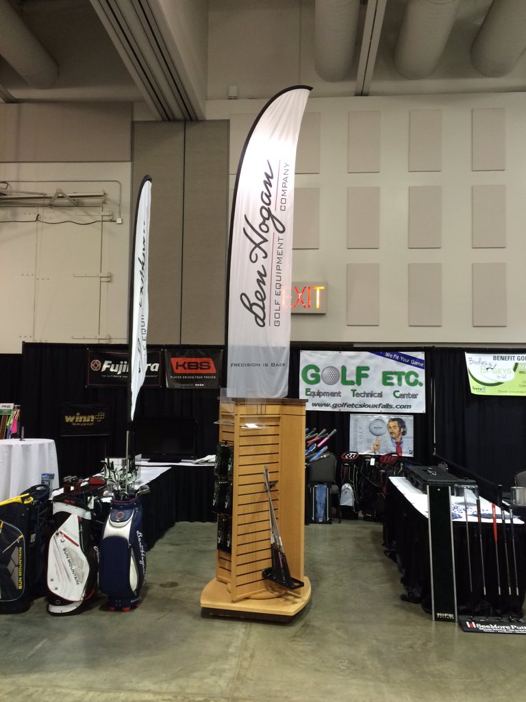 Thanks to @BenHoganGolf you can't miss our booth at the Great Plains Golf Expo!  #precisionisback