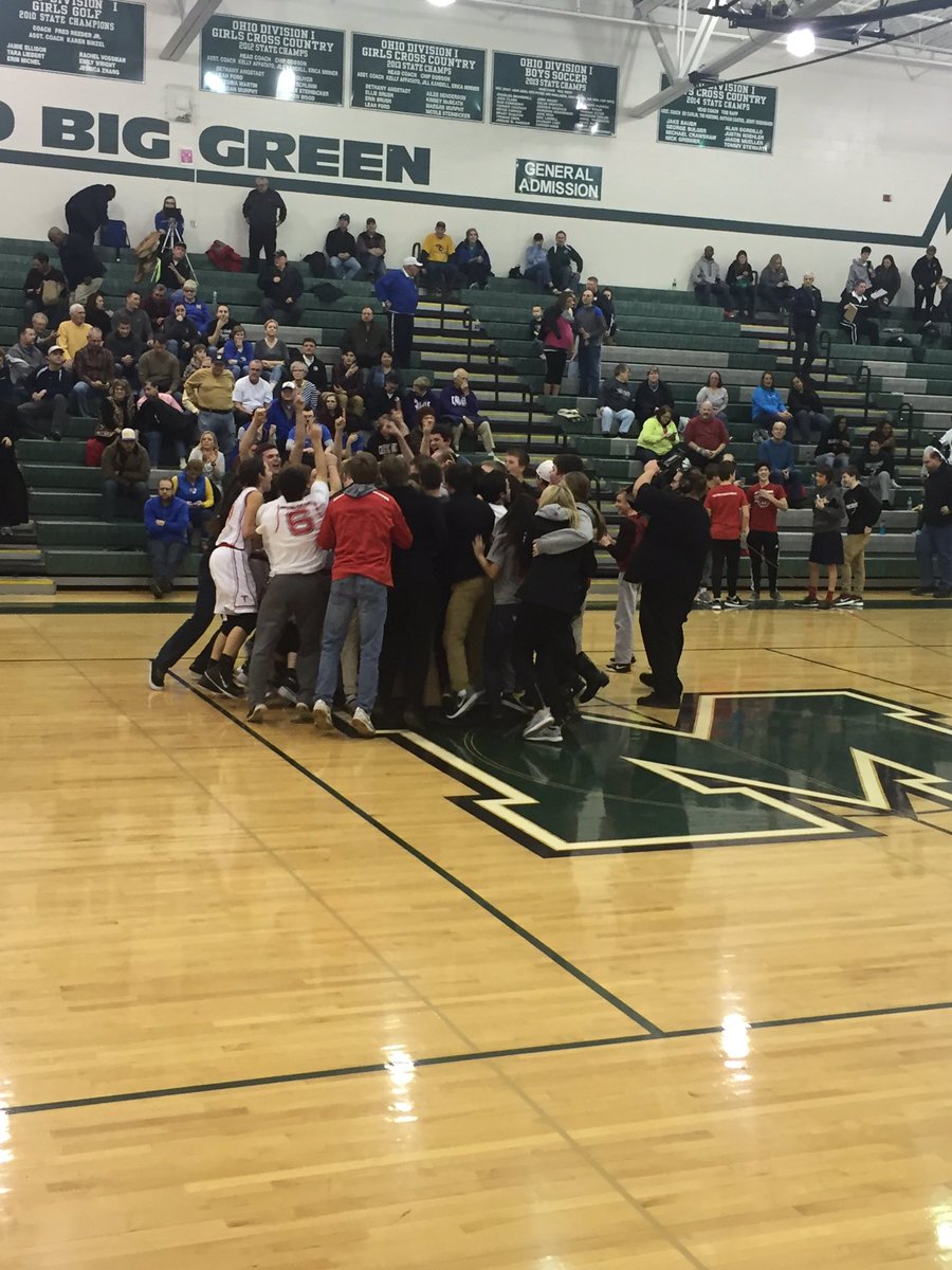 TippGirlsBBall's tweet photo. This explains what happened tonight...stormed the court after a win in overtime #DISTRICTCHAMPS https://t.co/mCfMBGajPr