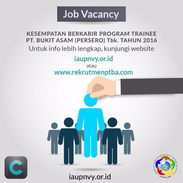 iaupnvy_resmi's tweet photo. Ayo bergabung di PT. Bukit Asam, klik https://t.co/OweqfQwCAT untuk info lengkap, good luck! #IAUPNVY #LowonganKerja https://t.co/TR9dFC0qdu