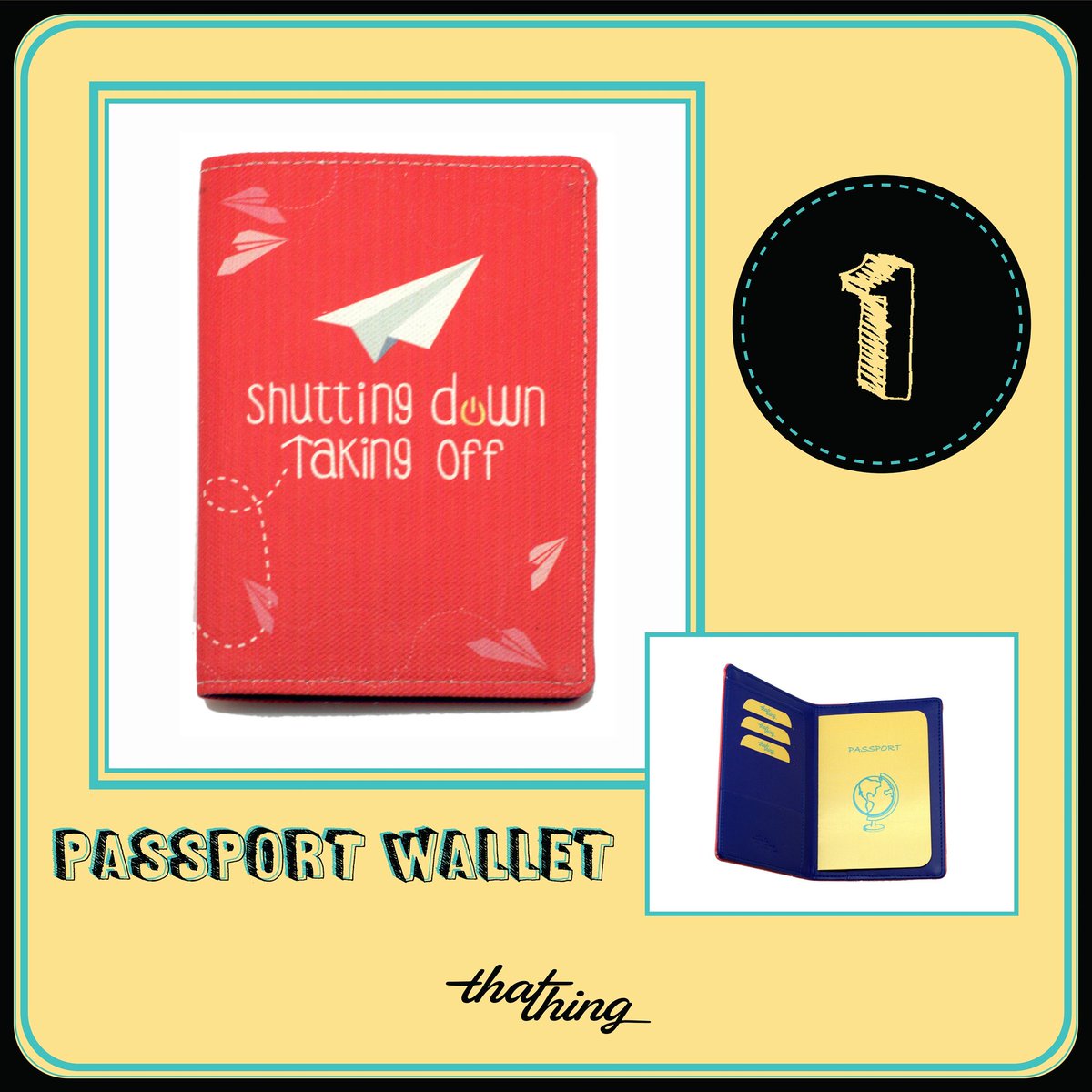 ThathingCo's tweet photo. Make traveling more fun with this #PassportWallet
#Fun #Quirky #TravelAccessories #StuffByThathing #Thathing https://t.co/gasyWkuANb