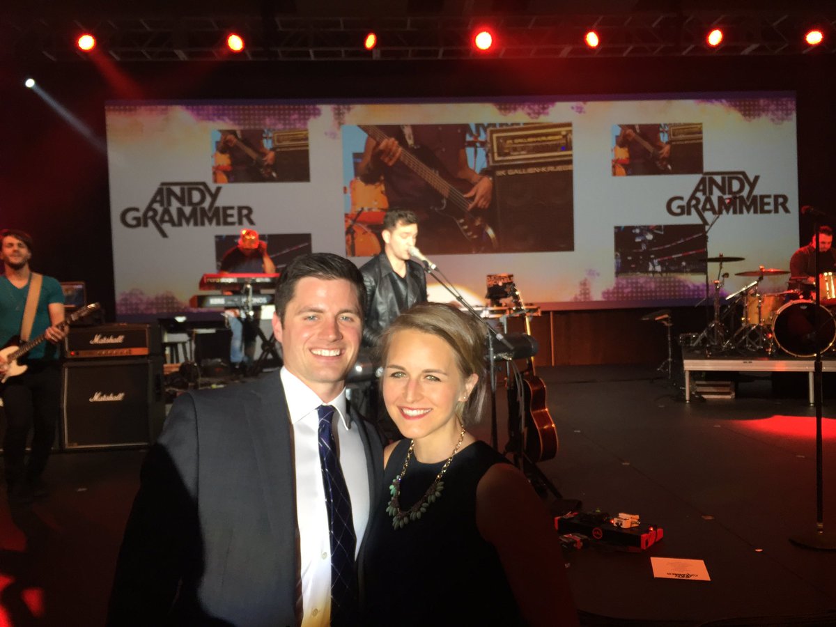 SarahPenney5's tweet photo. Dancing next to #andygrammer. What an awesome event! https://t.co/sN5BD5JTIz