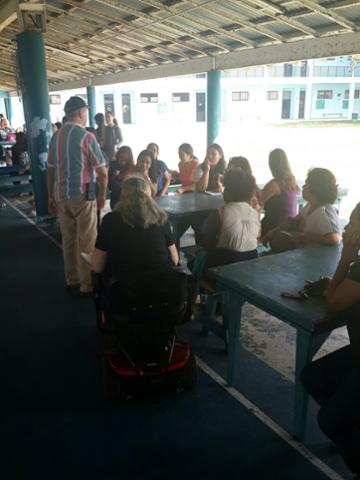 pss670's tweet image. Harold Easton debriefs the nationals team coaches!

#speech #njsda #teachcnmi