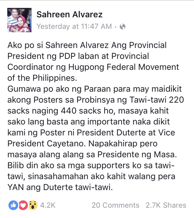 pinoyforduterte's tweet photo. Salamat po sa suporta kay Digong. Nakakataba po ng puso! #ILoveMyCountry #Duterte2016 #PHVote https://t.co/lZaz3061kD