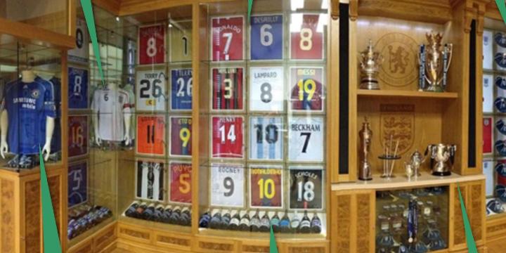 John terry shows off his trophy room which includes a ...