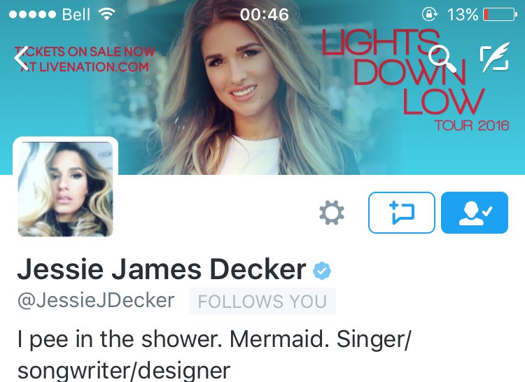 __leahellen's tweet photo. Omg what?! 😍😍😍😍😍 @JessieJDecker #FavFollower #Goals https://t.co/f68Ja1PihL