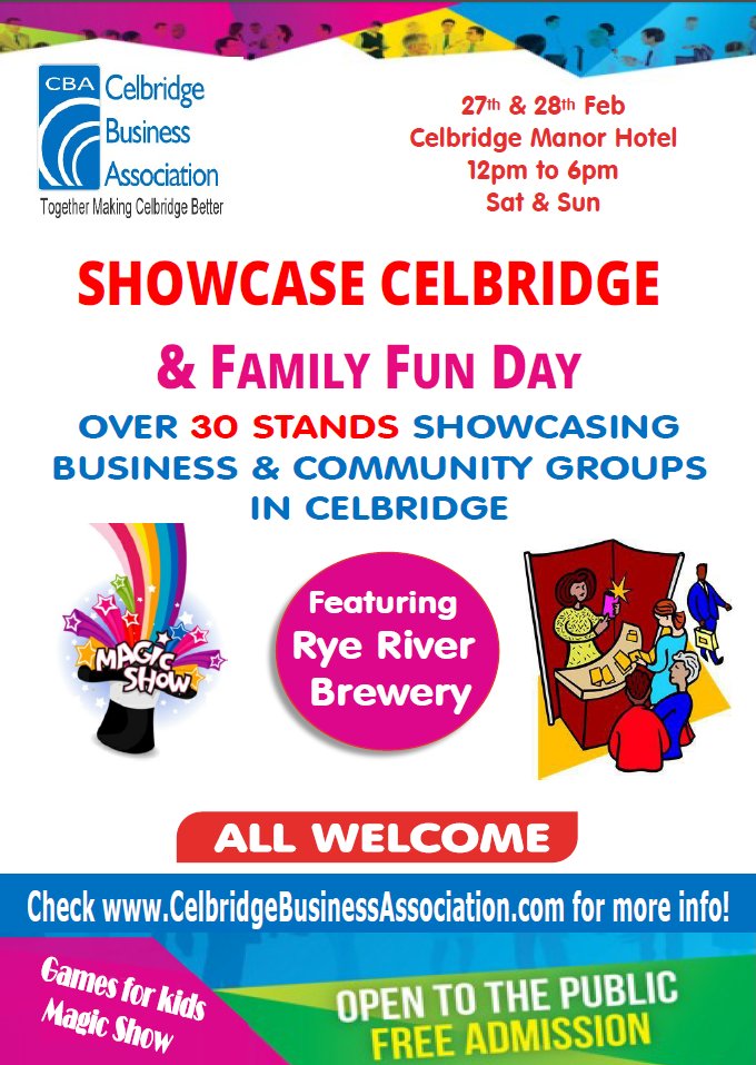 CELBRIDGE SHOWCASE AND FAMILY FUN DAY...Today and tomorrow at <a href="/CelbridgeManor/">CelbridgeManorHotel</a> FREE ADMISSION 12-6pm RT pls.