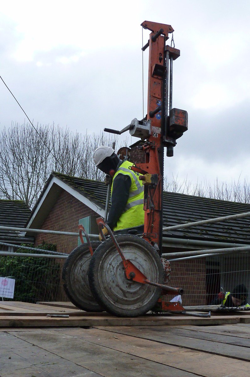 Geoinvestigate's tweet photo. #DynamicProbing still a very useful method for locating #sinkholes, #chalkwells, #deneholes, #cavities & #voids. https://t.co/BnF9asHPgN