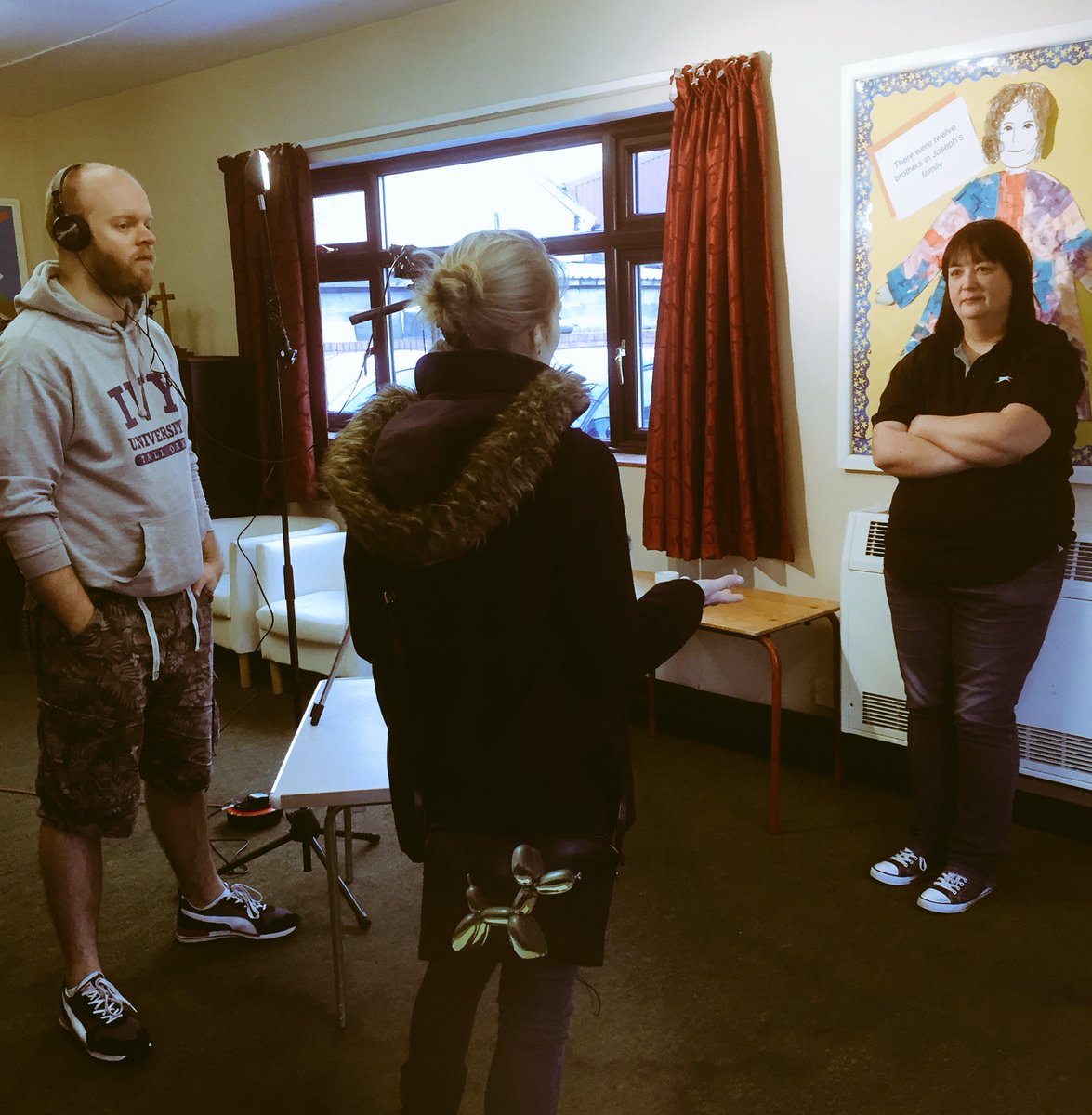 Racheal <a href="/WeLoveCarers/">We Love Carers</a> being interviewed for @DudleyMayor civic awards &amp; sharing the amazing work this charity does❤️