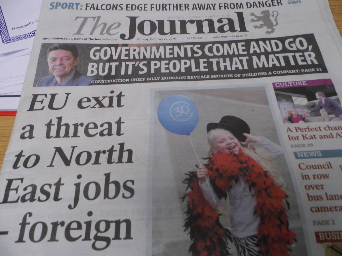 WaverleyPrimary's tweet photo. Waverley learners in the news! Pupil at Dance City  on the front page of The Journal. Well done. https://t.co/E7FQtrcMpJ