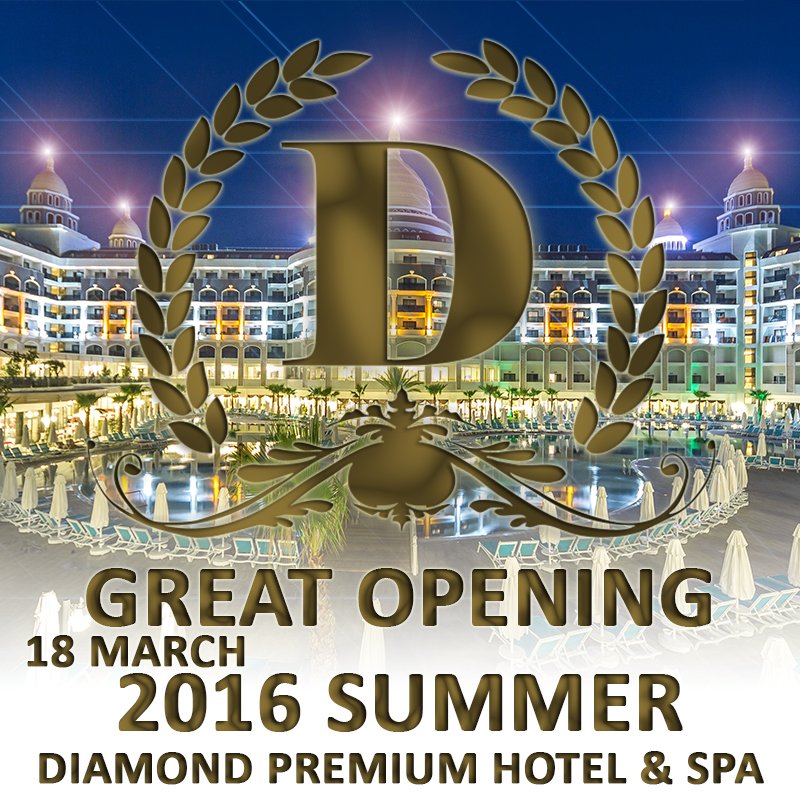 DiamondHotelsTR's tweet photo. #GreatOpening #2016Summer #DiamondPremium #DiamondHotels https://t.co/DmTgzeFM32