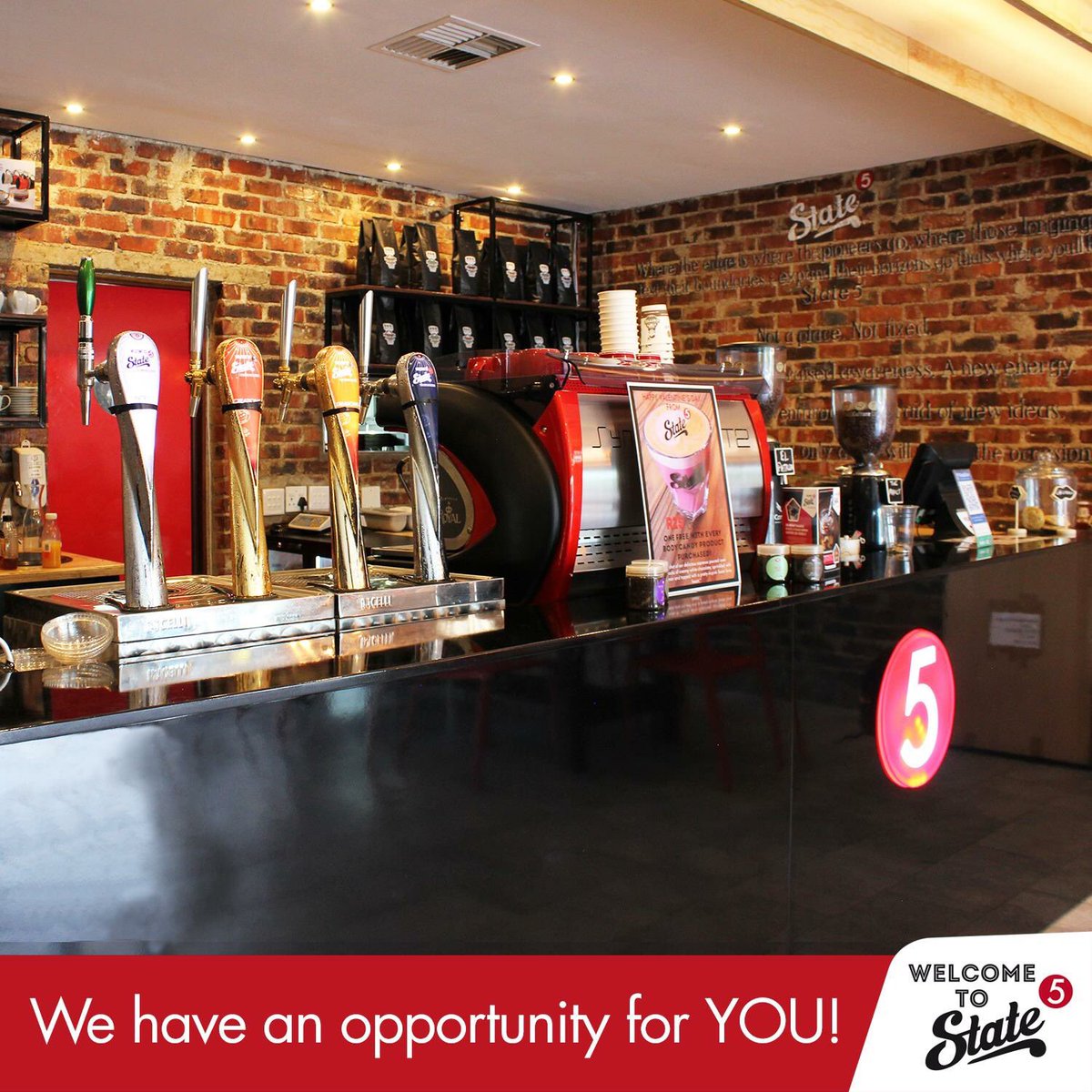 state5sa's tweet image. Calling all Coffee Lovers,FOH Managers &amp;amp; talented Citizens - we have an opportunity for you! facebook.com/state5sa/posts…
