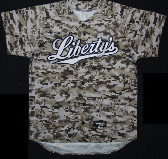 ウイザス ボールパーク 野球ユニフォーム専門店 野球ユニフォーム納品実例 リバティズ様 サンディエゴパドレスタイプののデジタル 迷彩です T Co Lmy9fi3tve
