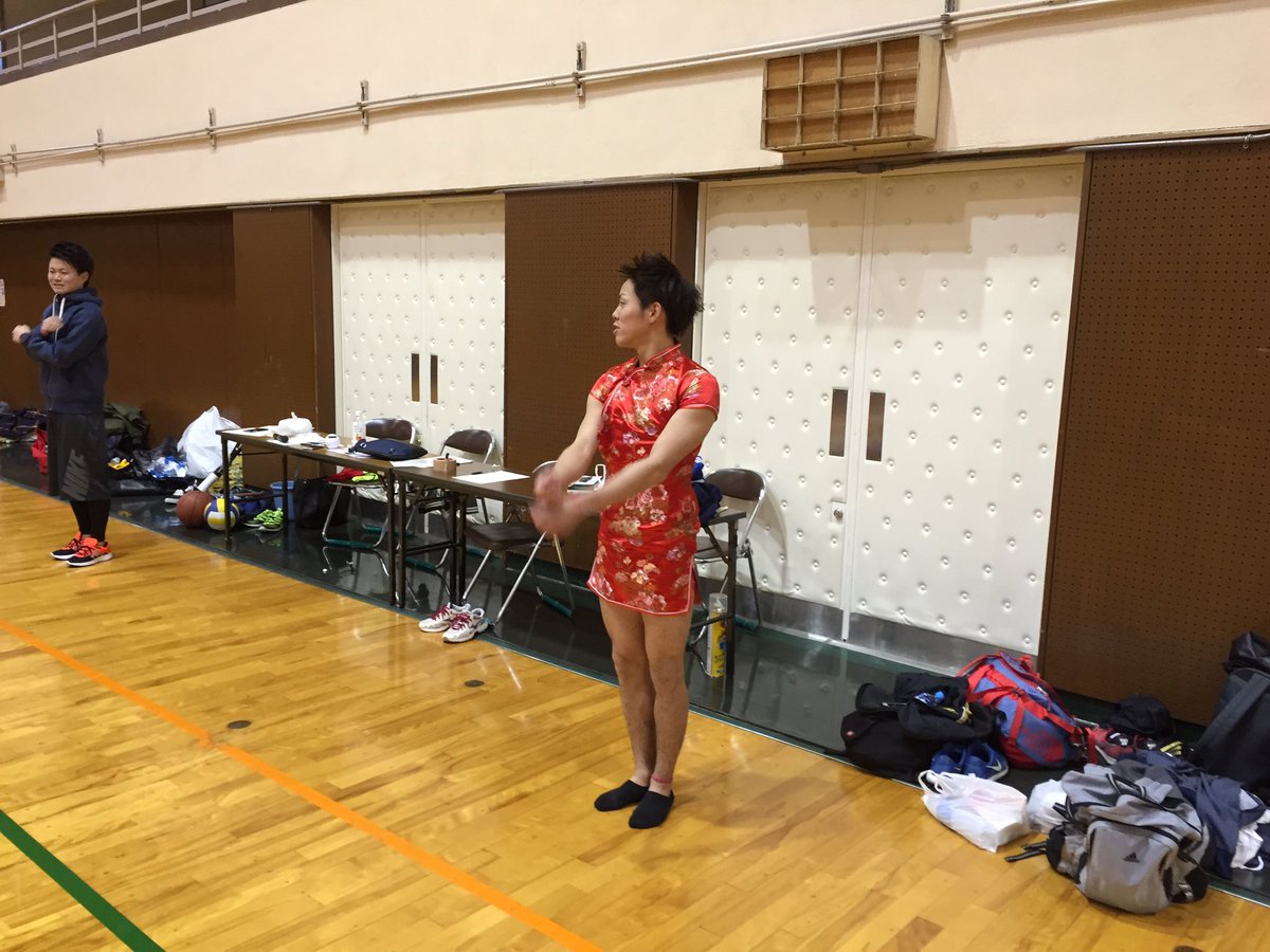 sankocup2015's tweet photo. ☆受付の様子、準備体操☆ https://t.co/P9oIBwYqj4