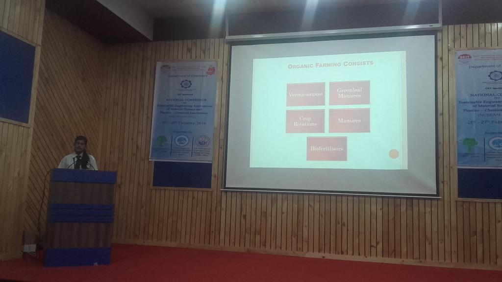 aditi_singh73's tweet photo. #orgainc_farming_consists #ankita_paliwal #oral_presentation @nenindia @maneeshakaushik @topazskit @WadhwaniF https://t.co/JA9CruUYO4