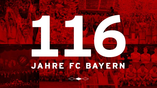 FCBayern's tweet photo. Es begann mit 11 Rebellen - #FCBayern feiert 116. Geburtstag: https://t.co/XpDP0gW5xU #MiaSanMia https://t.co/z1U70SsvUo