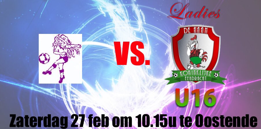 LadiesDeHaan's tweet photo. Om 10.15u zijn de Ladies U16 eveneens aanwezig op skog . Allen daarheen #GoLadies https://t.co/y2iFLd35PE