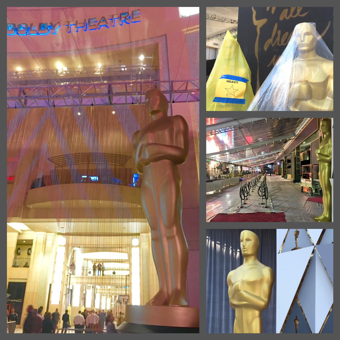 lizzleonard1's tweet photo. #Oscars red carpet 2 nights before show-time = eerily cool. Looking forward to being backstage 4 @people on Sunday! https://t.co/NLV139JmMV