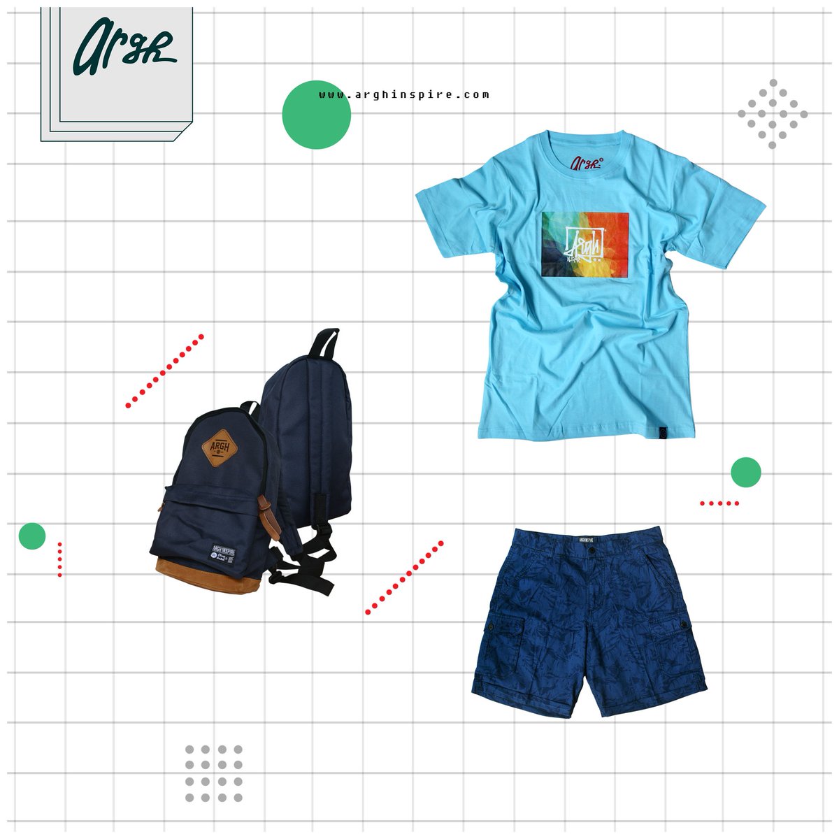 arghinspire's tweet photo. Complete your weekend look with the latest collection from #ARGHINSPIRE -Tees Artic
-Cargo Blueave
-Slingbag Dignity https://t.co/6X9T87scG2
