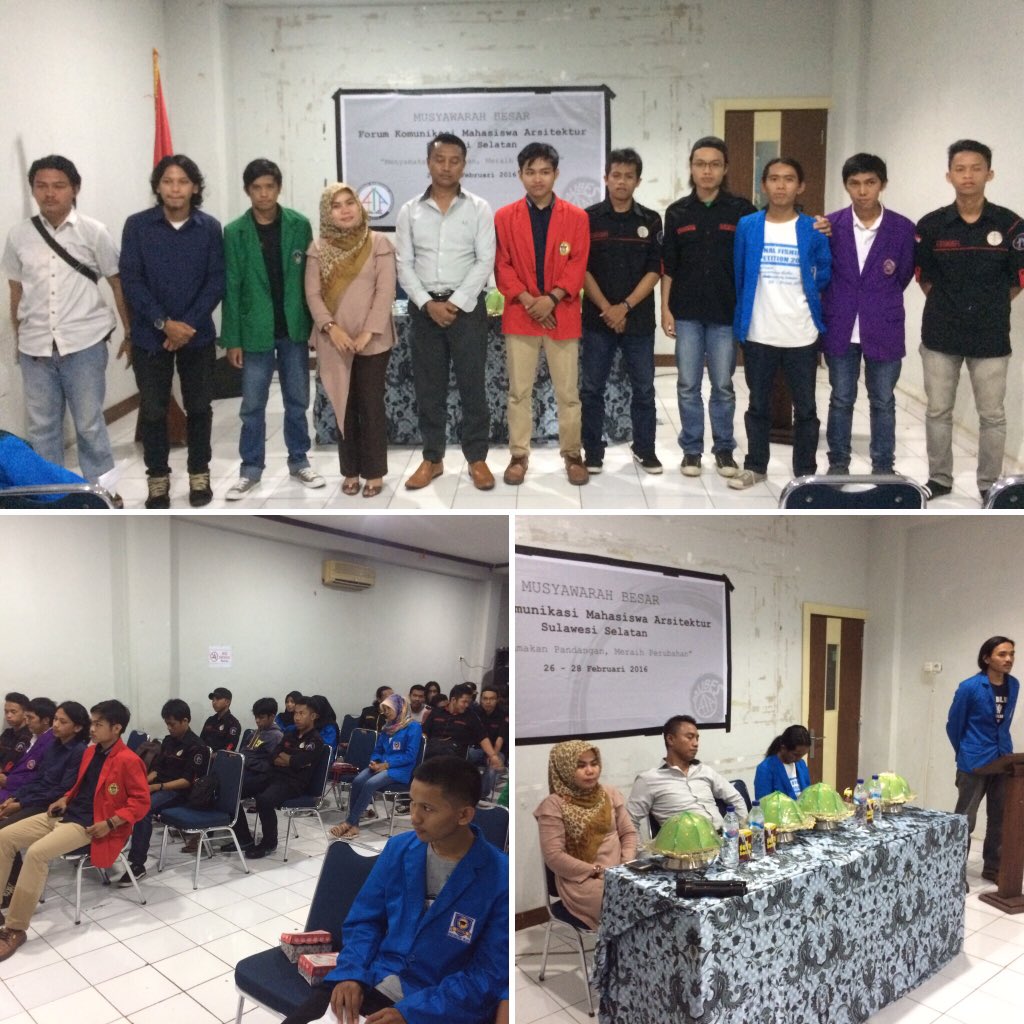 - 26 Februari 2016 -
Selamat datang di UNIVERSITAS FAJAR, para peserta MUBES FIMA SUL-SEL. .
.
.
#hmaftunifa #unifa