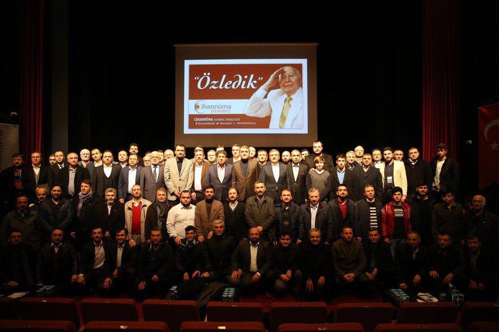 Cihannüma Derneği'nin düzenlediği Prof. Dr. Necmettin Erbakan hocamızı anma programına katıldık.