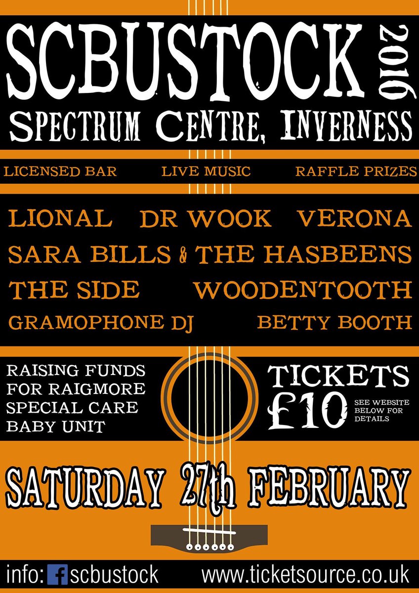 netsounds's tweet photo. In Inverness wondering what to do on pay weekend? Come help raise funds for the Special Care Baby Unit @scbustock https://t.co/5gIV7RvpO6