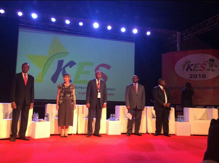 IndustryKE's tweet photo. CS @AdanMohamedCS present at the Kisii Entrepreneurship Summit #KisiiUnveiled https://t.co/CfXdE8Yjei