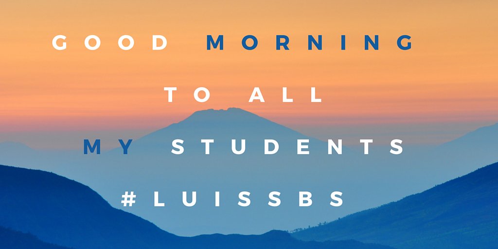 maurofacondo's tweet photo. Good morning to all my students #LUISSBS #LUISSBSTM #LUISSBStourism #LUISSBSdigital #LUISSBSevent @LUISSBusiness https://t.co/ZZipWsIE28
