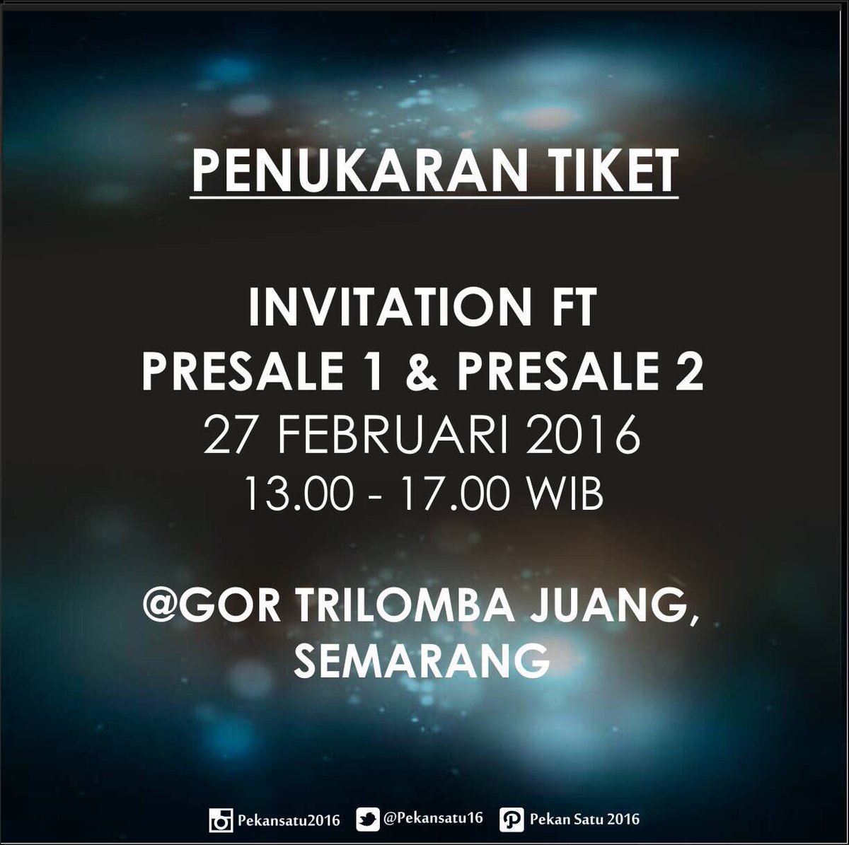 pekansatu2017's tweet photo. You can grab your ticket on the spot guyys 😎 https://t.co/84uQPCwFup