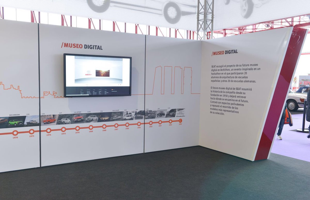 El museo digital de <a href="/tuSEAT/">SEAT España</a> en <a href="/classicautomad/">ClassicAuto Madrid</a> celebrando nuestra historia y mirando al futuro