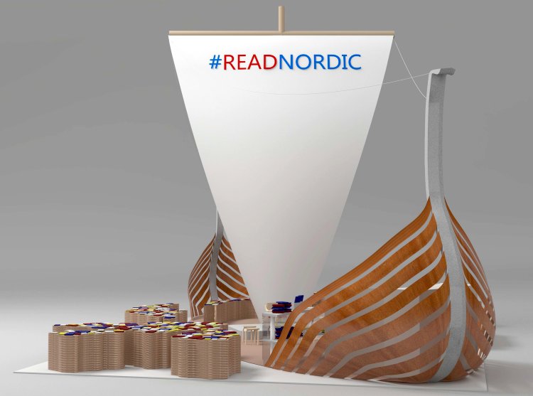 ReadNordic's tweet photo. Z těchto 3 studentských návrhů jeden uvidíte na veletrhu Svět knihy jako stánek čestného hosta. Který se vám líbí? https://t.co/bkVbGAemFW