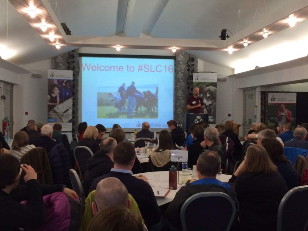 becraynes's tweet photo. @DofEAlexC welcoming delegates to #SLC2016 https://t.co/HhBqFcgYGC