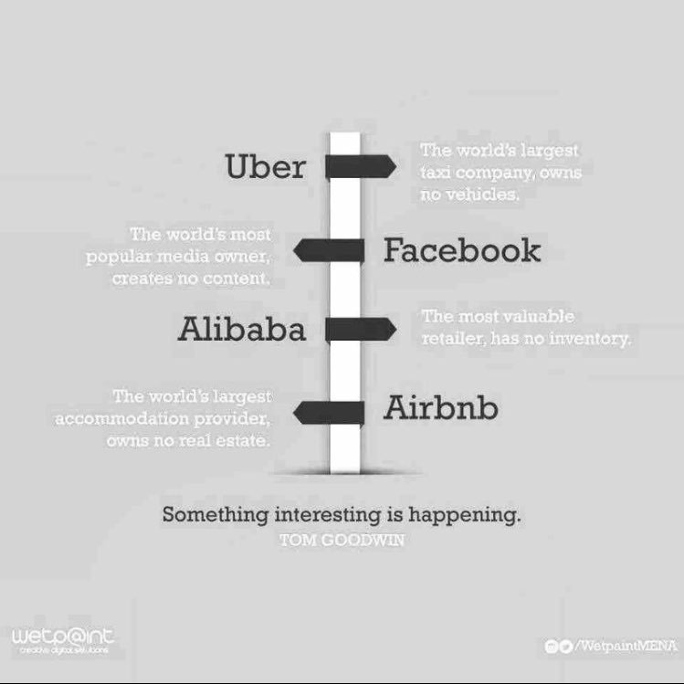 cote_benjamin's tweet photo. Interesting fact #Fb #Airbnb #Uber #Alibaba https://t.co/5MevLTC5G5