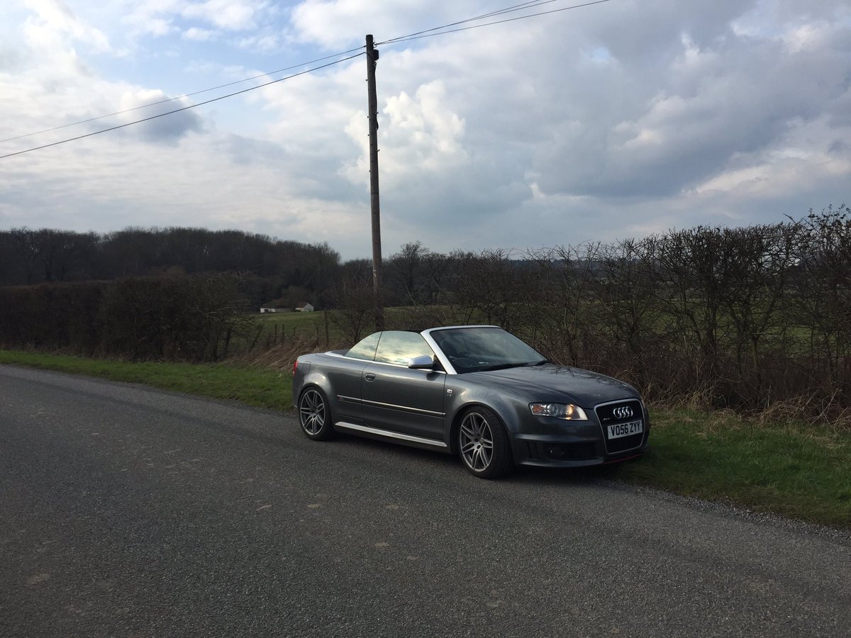 Nice afternoon out yesterday, looking forward to the iom <a href="/ChelseaCarClub/">The Chelsea Car Club</a> <a href="/TriplesevenUK/">Simon Hancock</a>  #rs4 #v8 #topdown