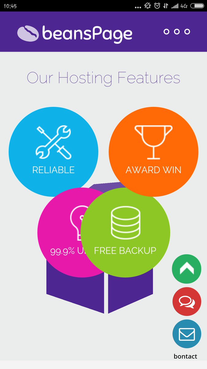 secangkirkopi's tweet image. Part of our new design. What do you think, guys? #beanspagev2 #singlepagedesign #sharedhosting #linuxhosting