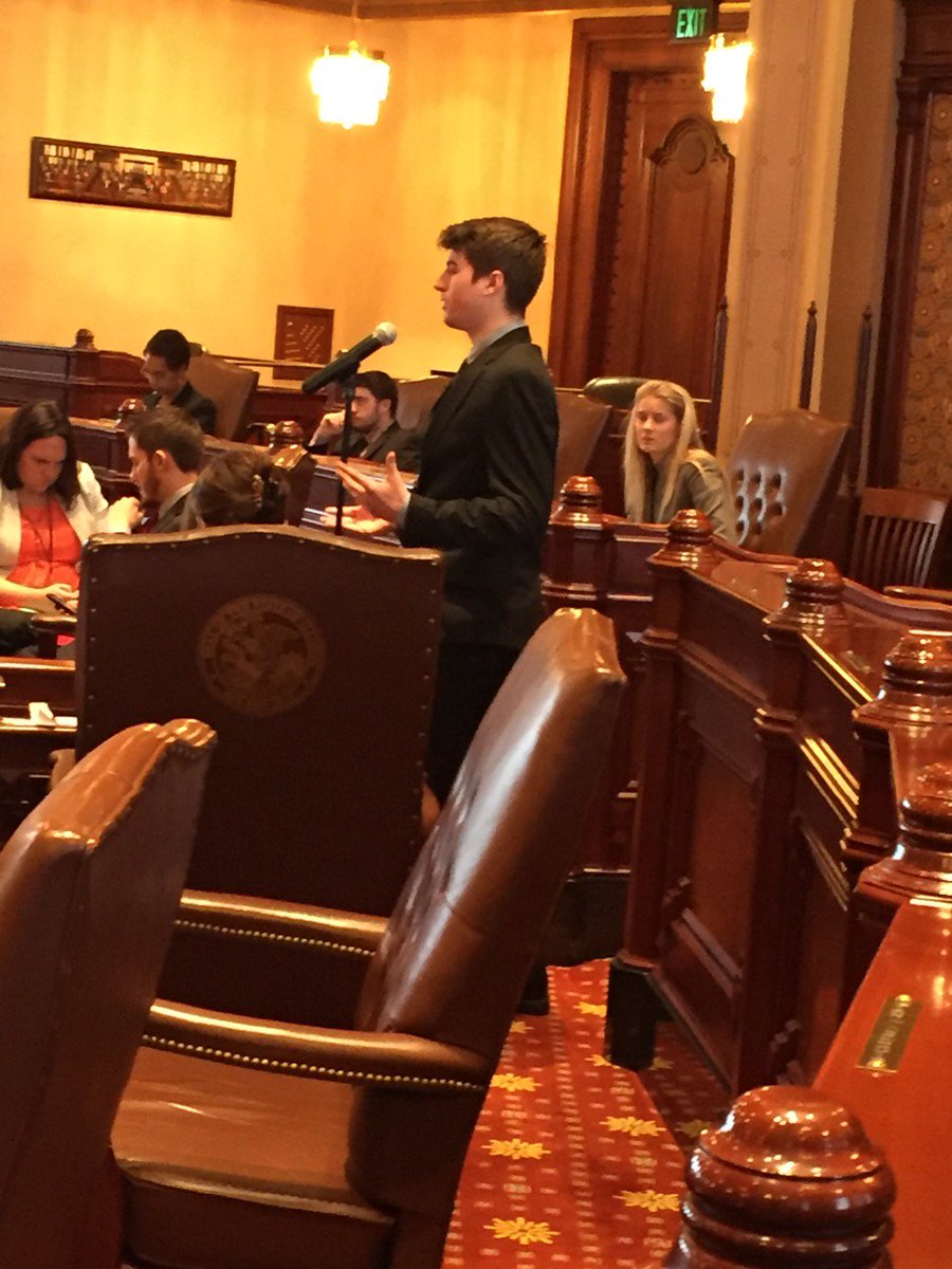 History_PoliSci's tweet photo. Getting debate started in the Senate #MIG2016 https://t.co/qb4nOI3kzv