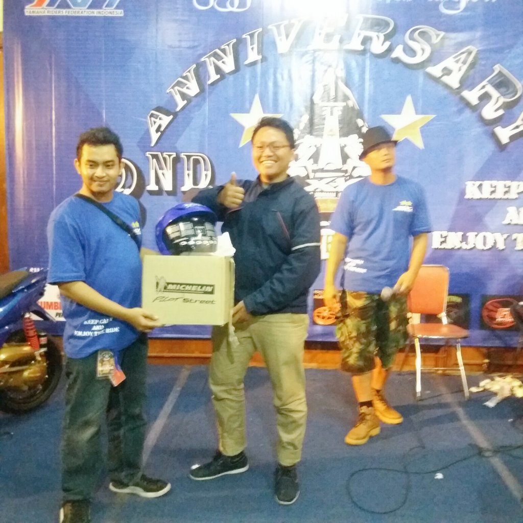 "Rejeki anak soleh" jare mas Jaya :D at 2nd anniversary <a href="/xyi_jogja/">XYI - YSR22</a> #xriders #yamaha #xyiindonesia #dhulursaklawase
