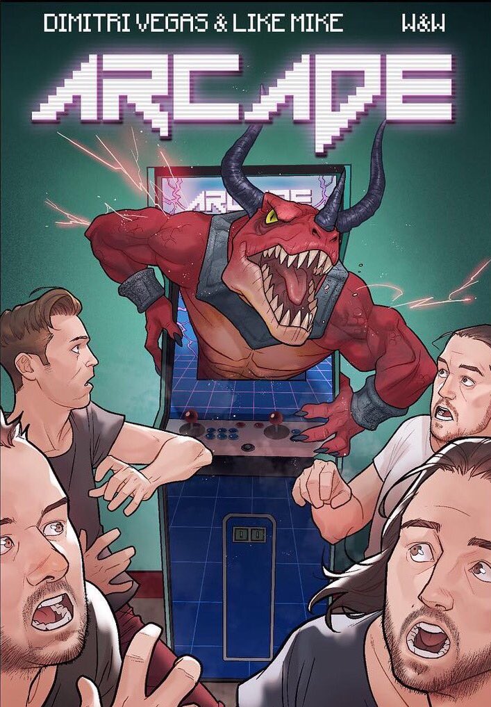 WandWmusic's tweet photo. .@dimitrivegas &amp; @likemike vs W&amp;W - Arcade out this Monday!! https://t.co/L00J5PtiS1