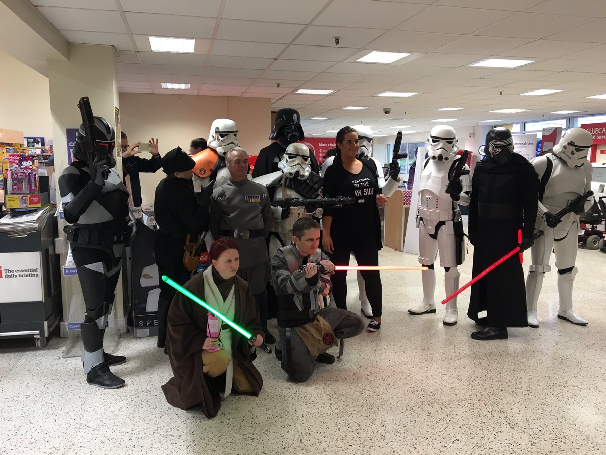 Tesco5406's tweet photo. Supporting @Neavesfund #TescoStarWarsWeekend about to draw the raffle ๐ค๐ค๐ค๐ค https://t.co/i8b9774rvr