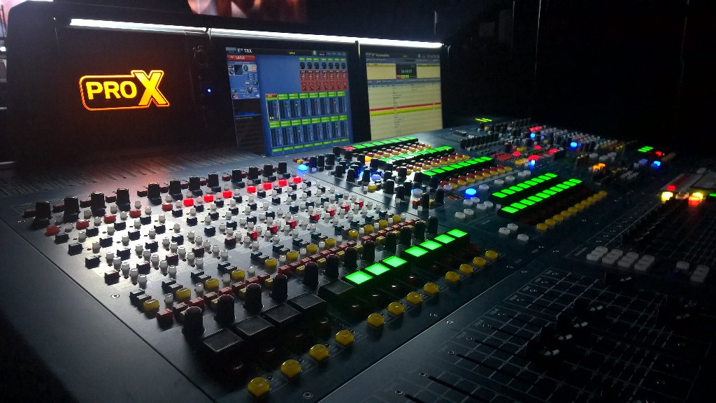 Two <a href="/MIDASconsoles/">MIDAS Consoles</a> #proX in use at foh and monitors for today's national #esc final here in Norway!