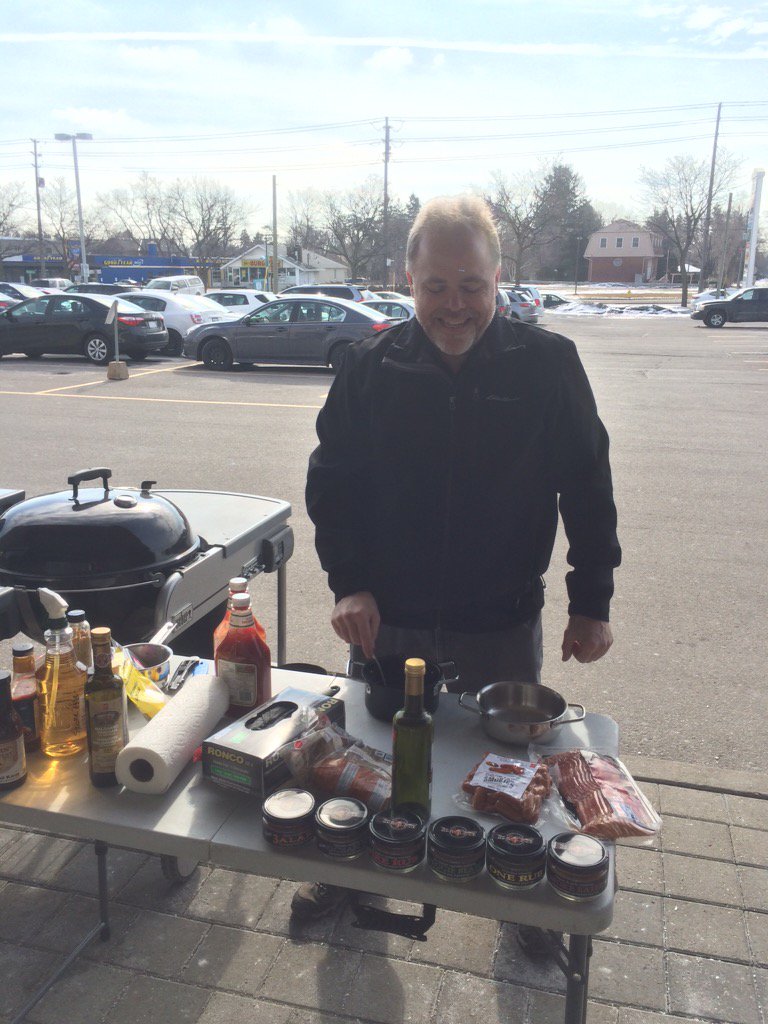 markhamHH's tweet image. Come hang out with our Grill Master Dan as he teaches us how to prepare racks of ribs and honey balsamic meatballs!