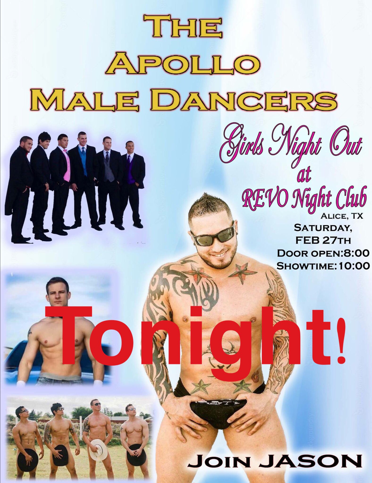 Apollo Male Dancers On Twitter Tonight Alice Texas At Club Revo