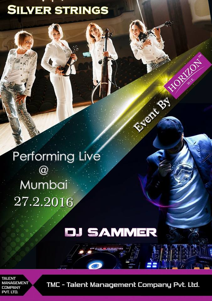 B_Kalakar's tweet photo. Silver Strings &amp; #DJSammer Rocking a Cocktail Party tonight at Mumbai https://t.co/nifWfs5n6K