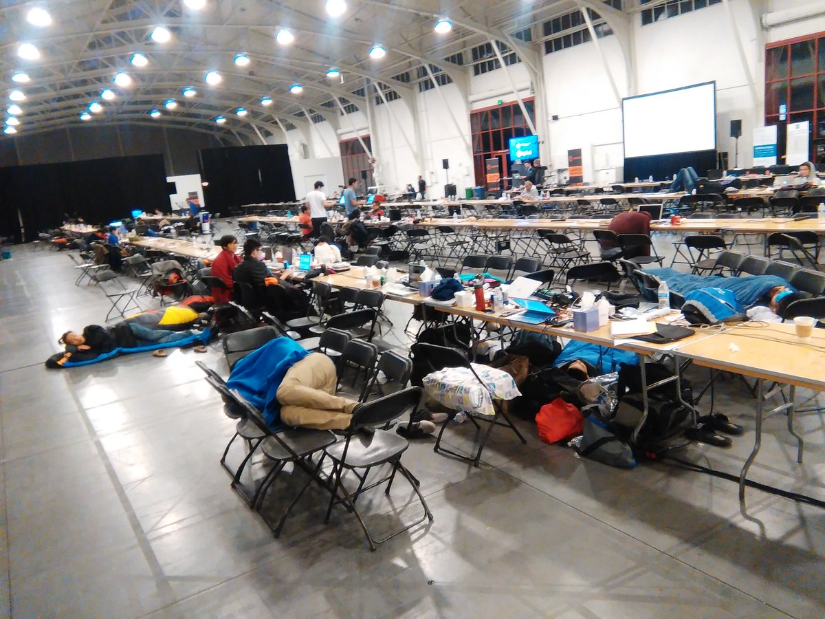 danperyo's tweet image. 3:45 AM Hacking mode: horizontal #launchhackathon #computersneedtorestaswell